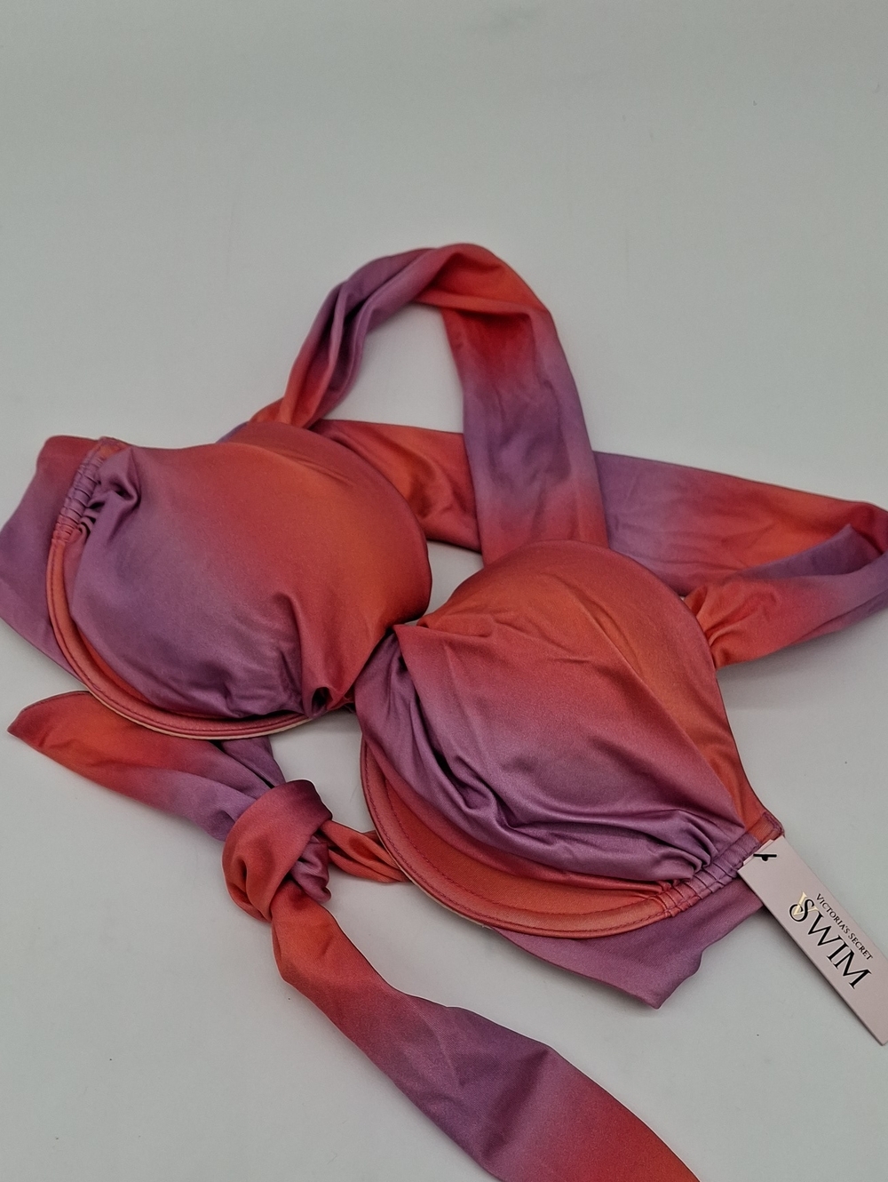 Victoria's Secret Twist Balconette Bikini Top Sunset Ombre 32DD